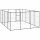 vidaXL Outdoor-Hundezwinger Stahl 14,52 m²