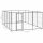 vidaXL Outdoor-Hundezwinger Stahl 14,52 m²