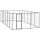vidaXL Outdoor-Hundezwinger Stahl 21,78 m²