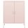 vidaXL Lagerschrank Rosa 80x35x101,5 cm Stahl