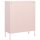 vidaXL Lagerschrank Rosa 80x35x101,5 cm Stahl