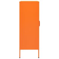 vidaXL Lagerschrank Orange 80x35x101,5 cm Stahl