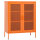 vidaXL Lagerschrank Orange 80x35x101,5 cm Stahl