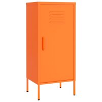 vidaXL Lagerschrank Orange 42,5x35x101,5 cm Stahl