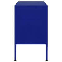 vidaXL TV-Schrank Marineblau 105x35x50 cm Stahl