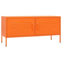 vidaXL TV-Schrank Orange 105x35x50 cm Stahl