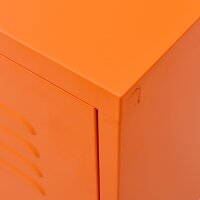 vidaXL TV-Schrank Orange 105x35x50 cm Stahl