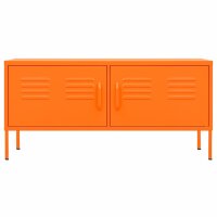 vidaXL TV-Schrank Orange 105x35x50 cm Stahl