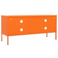 vidaXL TV-Schrank Orange 105x35x50 cm Stahl