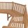 vidaXL Garten-Eckbank 185x185x90 cm Massivholz Teak