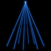 vidaXL Weihnachtsbaum-Lichterkette Indoor Outdoor 1300 LEDs Blau 8 m