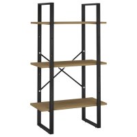 vidaXL Lagerregal Braun 60x30x105 cm Massivholz Kiefer