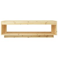 vidaXL Couchtisch 110x50x33,5 cm Tanne Massivholz