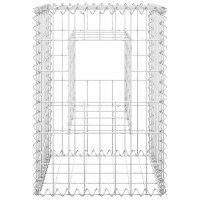 vidaXL Gabionens&auml;ulen 2 Stk. 40x40x60 cm Eisen