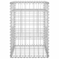 vidaXL Gabionens&auml;ulen 2 Stk. 40x40x60 cm Eisen