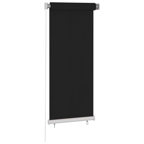 vidaXL Au&szlig;enrollo 60x140 cm Schwarz