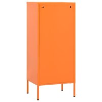 vidaXL Lagerschrank Orange 42,5x35x101,5 cm Stahl