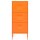 vidaXL Lagerschrank Orange 42,5x35x101,5 cm Stahl