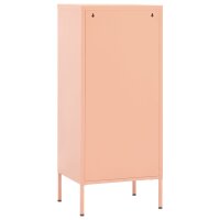 vidaXL Lagerschrank Rosa 42,5x35x101,5 cm Stahl