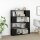 vidaXL Bücherregal Raumteiler Schwarz 100x24x124 cm