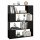 vidaXL Bücherregal Raumteiler Schwarz 100x24x124 cm