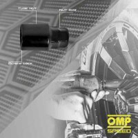 Schraubensatz OMP OMPS09831401 M14 x 1,50 4 uds Schwarz