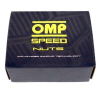 Set Muttern OMP 7075 M12 x 1,25 40 mm 20 uds Blau