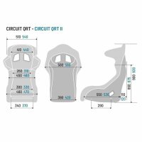 Sitzplatz Sparco CIRCUIT QRT FIA 8855-1999 Schwarz