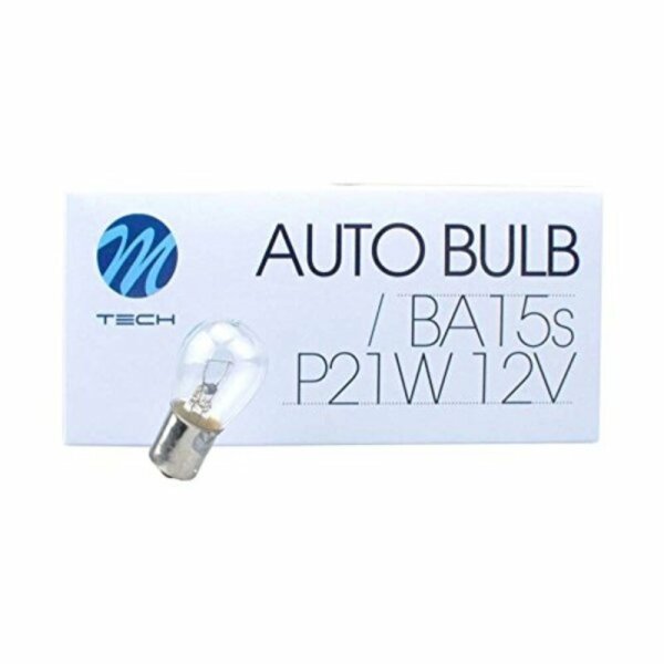 Autogl&uuml;hbirne M-Tech MT-Z14/10 21W Wei&szlig; 12 V 10 uds BA15S