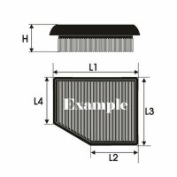 Luftfilter Green Filters P960520